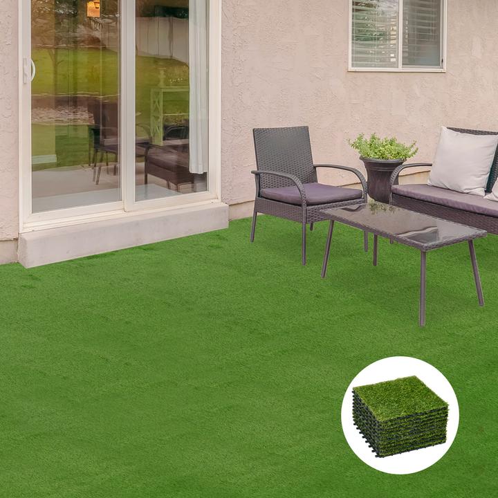 Image du produit Outsunny Gazon synthétique (10 x, 30 x 30 cm)