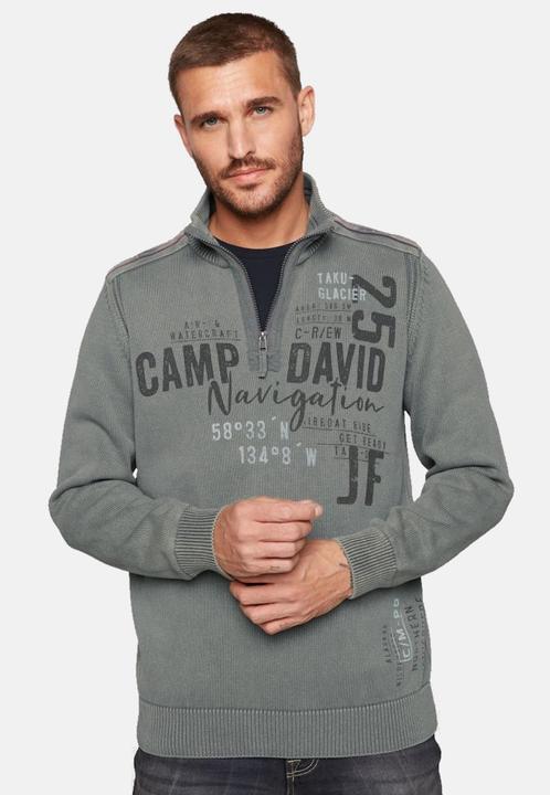 Produktbild Camp David Pullover Strickpullover Troyer (M)