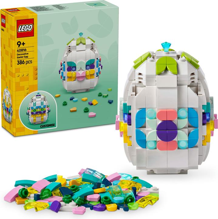Produktbild LEGO Verziertes Osterei (40816, LEGO Icons)
