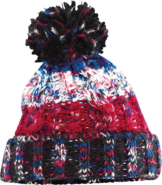 Actual product image Beechfield Corkscrew knitted hat with bobble (One size)