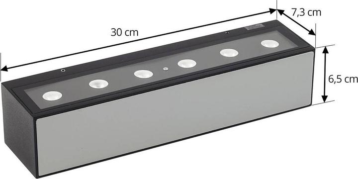 Actual product image Lucande Selim (3000 lm, IP65)