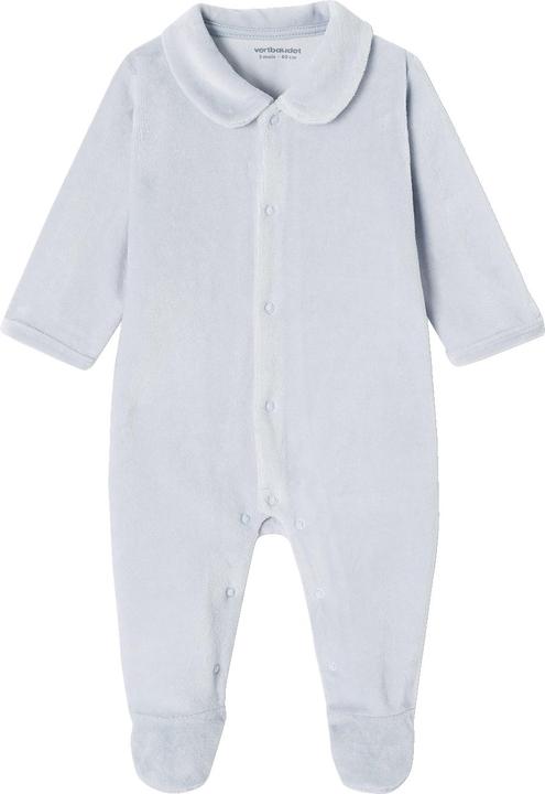 Vertbaudet 2er-Pack Baby Samtstrampler mit Bio-Baumwolle