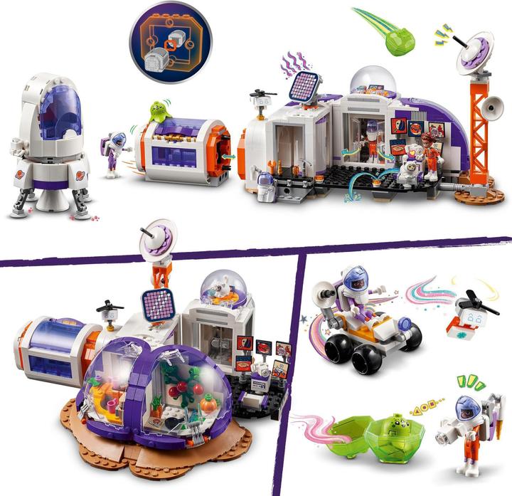 Produktbild LEGO Mars-Raumbasis mit Rakete (42605, LEGO Friends)