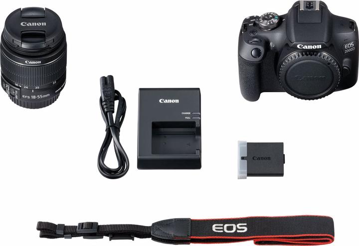 Productafbeelding Canon EOS 2000D - (EU) (18 - 55 mm, 24.10 Mpx, APS-C / DX)