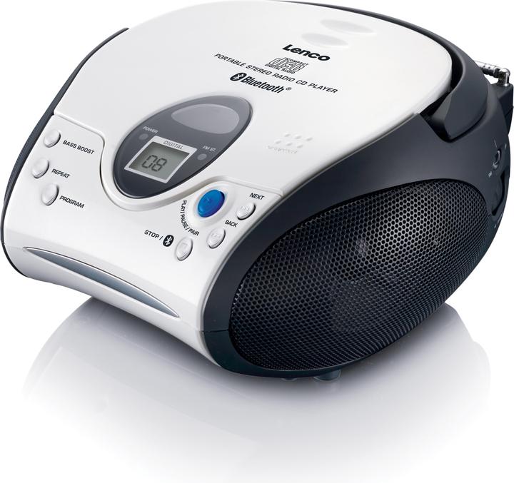 Produktbild Lenco SCD-24BT weiss/schwarz (UKW, FM)