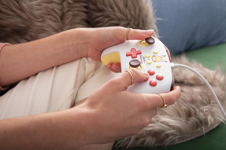 Actual product image PowerA Enhanced Wired Controller for Nintendo Switch - Pikachu Electric Type (Switch)