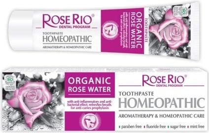 Rose Rio Zahnpasta Homöopathische Pflege Aromatherapie mit Bio-Rosenwasser 65ml (65 ml)