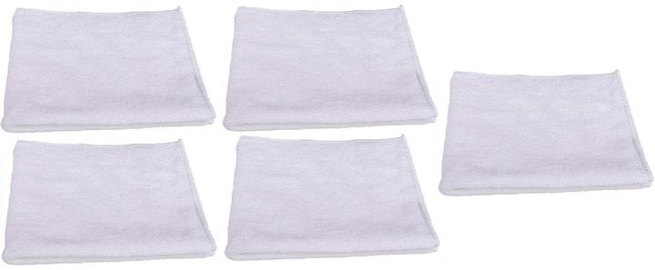 Actual product image Edi Baur Microfiber cleaning cloth Black and White 5 pieces, White (5 pcs.)