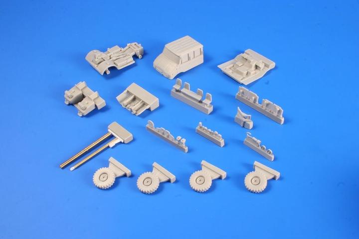 Immagine prodotto Planet Models Unimog U406 DoKa Rimorchiatore militare aeroportuale+AE