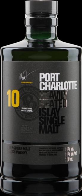 Produktbild Bruichladdich 10 Years Port Charlotte Heavily Peated (Single Malt, Scotch Whisky, 1 x 70 cl)