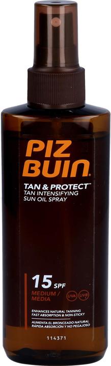 Produktbild Piz Buin Tan & Protect Oel Spray (Sonnenspray, SPF 15, 150 ml, 164 g)