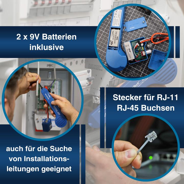 Image du produit Peaktech P 3434 Détecteur de ligne / circuit électrique