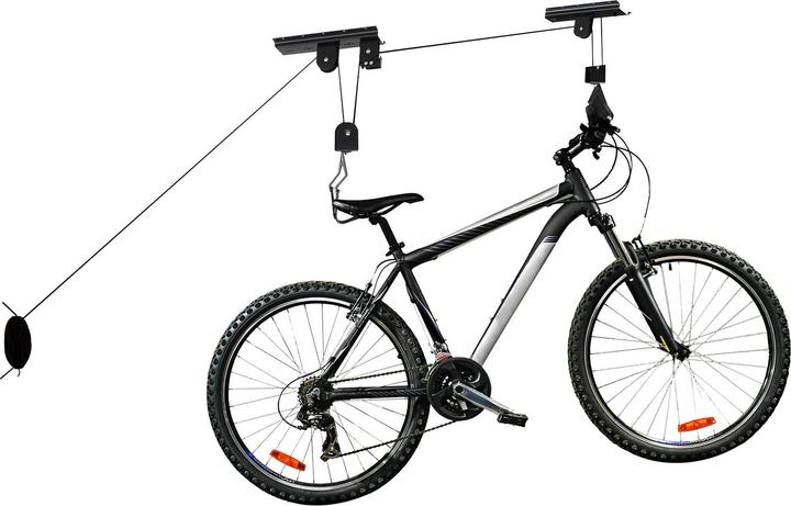 Image du produit Wiltec Support Ascenseur Vélo 20 kg Porte- Bicyclette Rangement Garage Stockage Plafond Élévateur