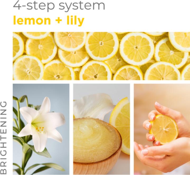 Image du produit Bcl Spa Brightening Lemon + Lily & Kojic Acid 4 Step System (Bain de pieds, Masque de pied)
