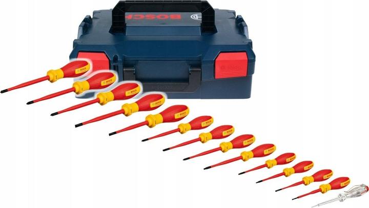 Productafbeelding Bosch Professional VDE-Schraubendreher-Set (Torx (TX), Kruisvormig PZ, Schroeven met sleufkop)