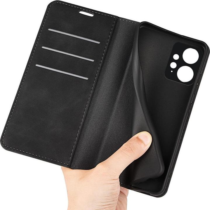 Produktbild Cover-Discount Xiaomi Redmi Note 12 4G - Stand Flip Case Hülle schwarz (Xiaomi Redmi Note 12)