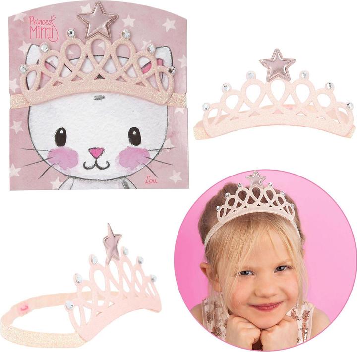 Tiara Haarreif rosa