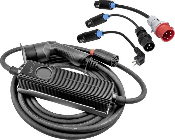 Produktbild Sygonix Mobile Ladestation Typ 2 Mode 2 16A Anzahl Anschlüsse 1 11kW (Typ 2, 11 kW, 16 A, Typ 2)