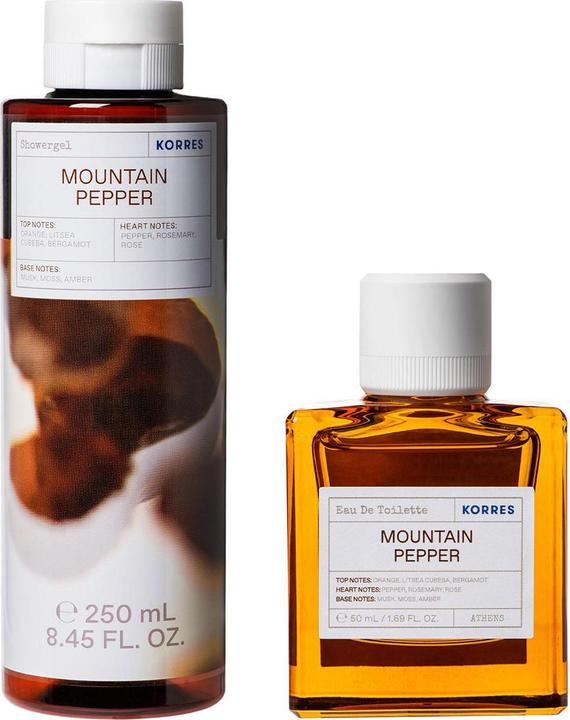 Image du produit Korres Eau de toilette et gel douche Mountain Pepper