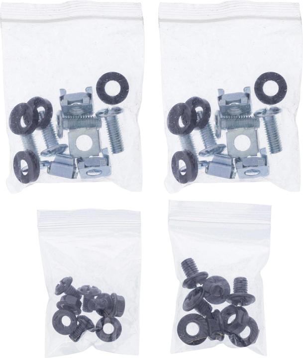 Actual product image InLine 19" circuit breaker strip 3U, with depth-adjustable top-hat rail