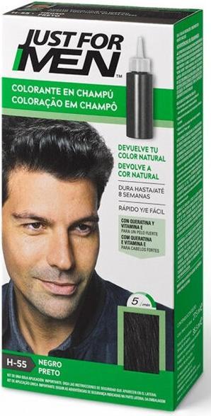 Immagine prodotto Just For Men Shampoo colorante Natural Black Shampoo 30ml (30 ml, Shampoo liquido)