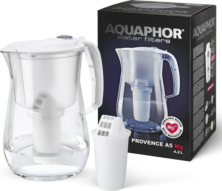 Immagine prodotto Aquaphor Caraffa Provence 4,2l + cartuccia A5Mg (4.20 l)