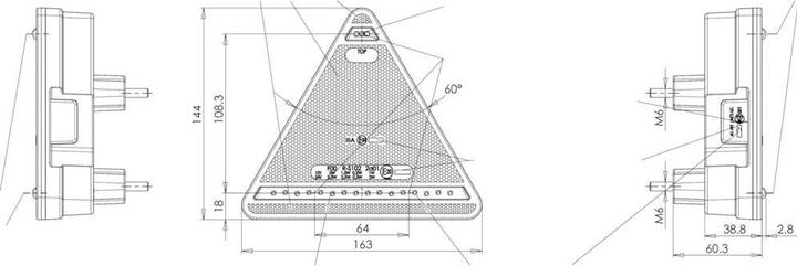 Immagine prodotto SecoRüt Luce a sospensione a triangolo a LED