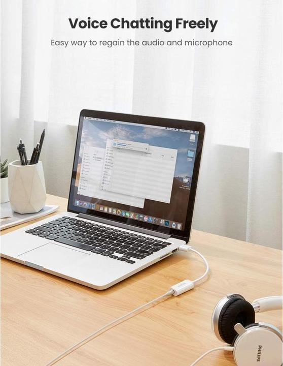 Actual product image Ugreen USB Stereo Audio Adapter (USB)