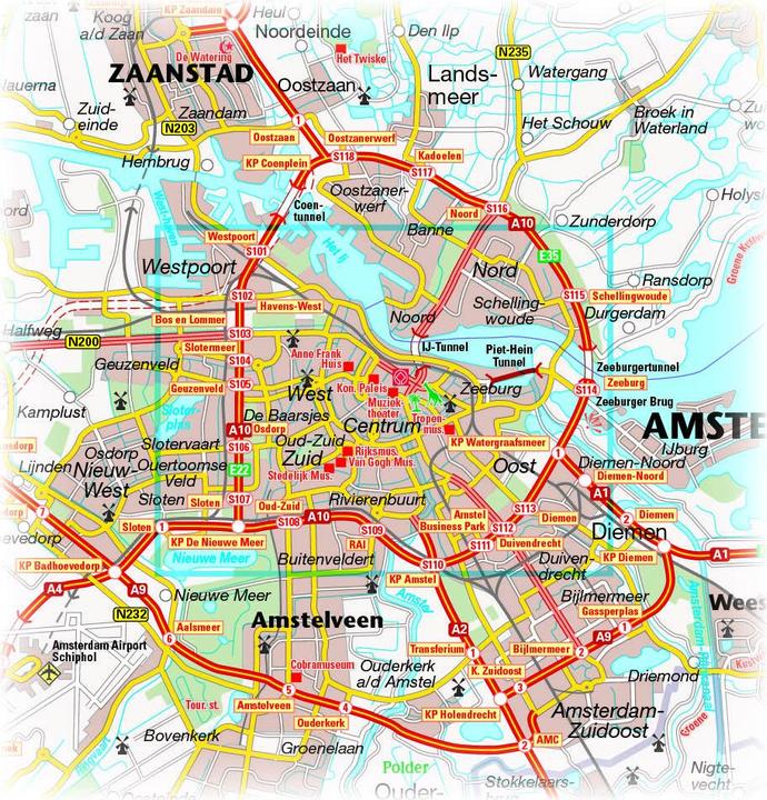 Immagine prodotto Mappa della città di Amsterdam di PUBLICPRESS