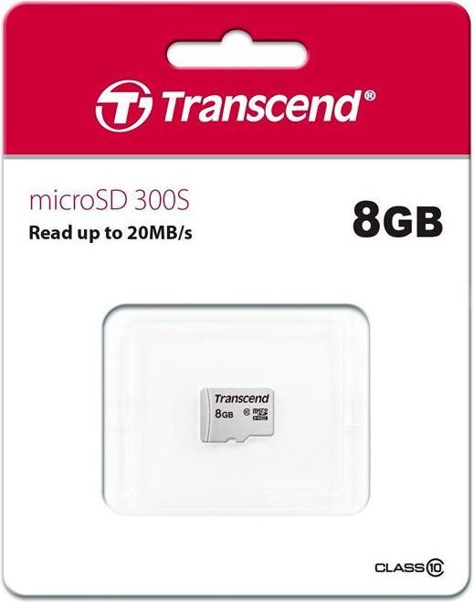 Produktbild Transcend USD300S (8 GB, microSDHC, U1, UHS-I)