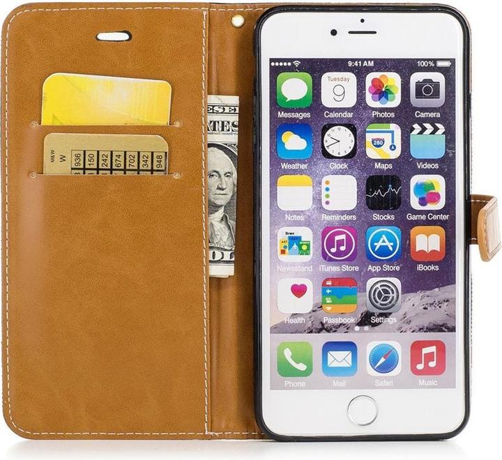 Produktbild König Design Hülle Handy Schutz für Apple iPhone 6 Plus / 6s Plus Case Cover Tasche Wallet (Apple iPhone 6 Plus)
