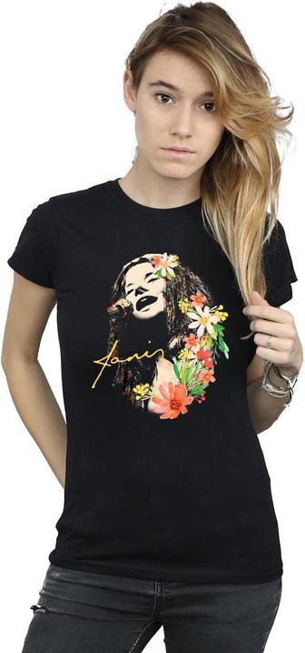 Produktbild Janis Joplin Floral Pattern TShirt (XXL)