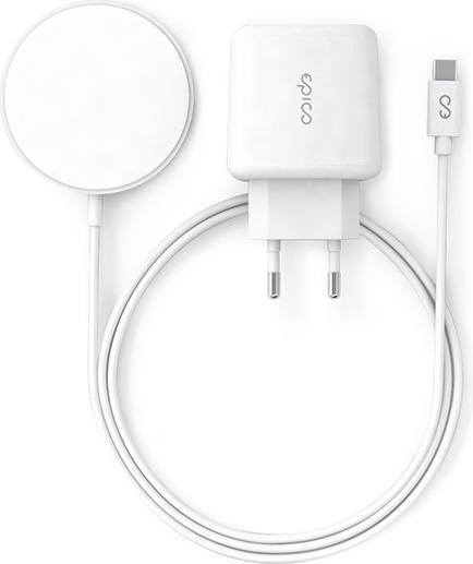 Produktbild Epico Wireless Charger Set 20w White (20 W)