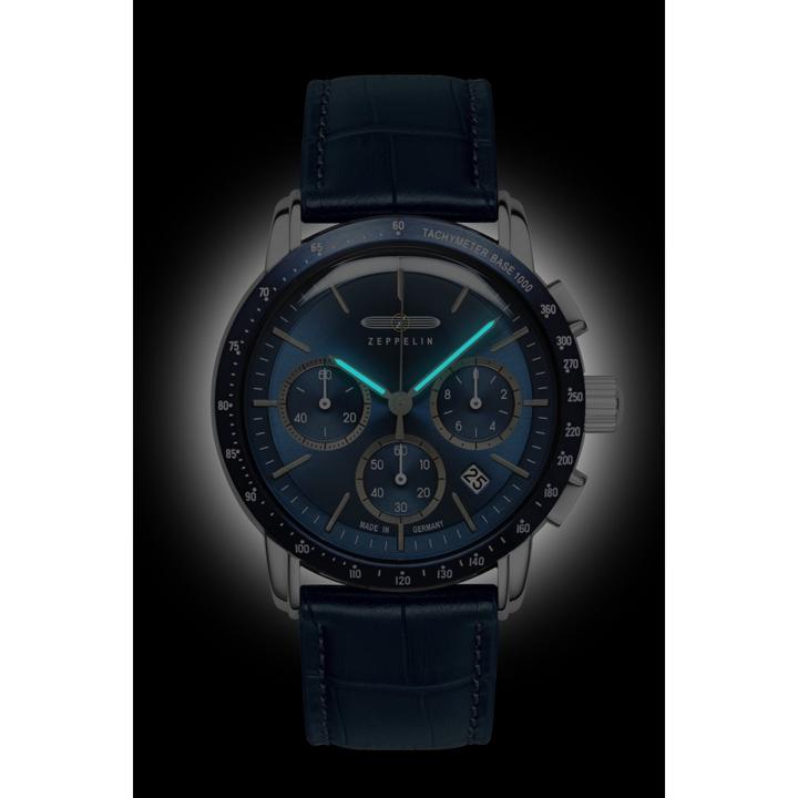 Actual product image Zeppelin New York 88783 Quartz 42mm watch (Chronograph, 42 mm)
