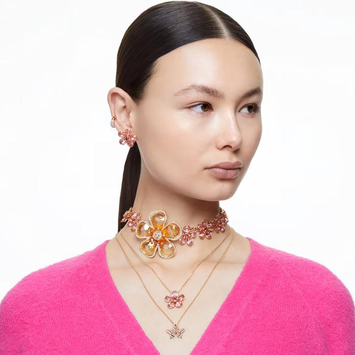 Produktbild Swarovski Idyllia Halskette Schmetterling Gold (Swarovski Metall, 46 - 51 cm)