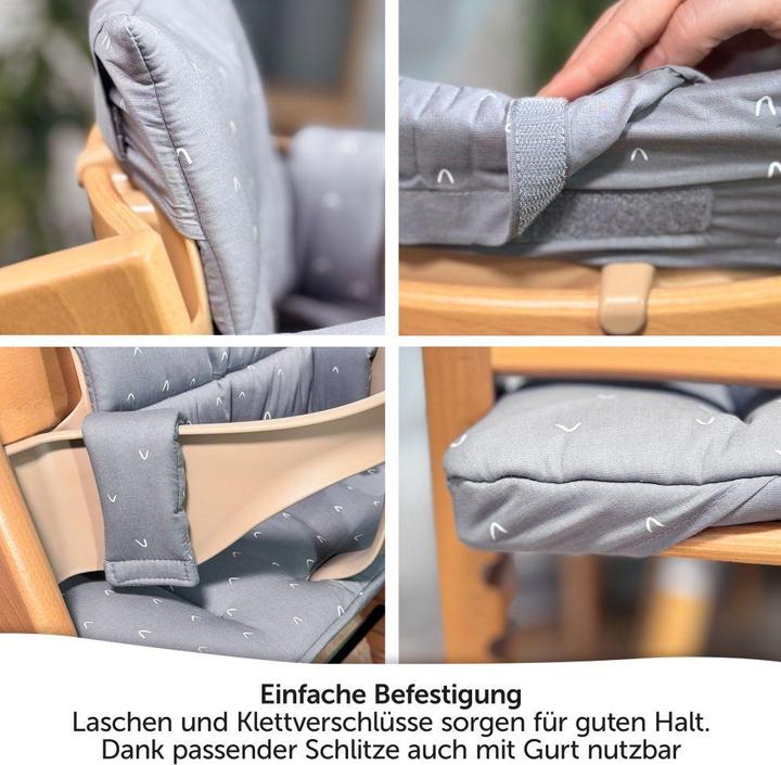 Produktbild La Loona LaLoona Sitzverkleinerer für Hochstühle Sitzkissen / Hochstuhlauflage für Stokke Tripp Trapp