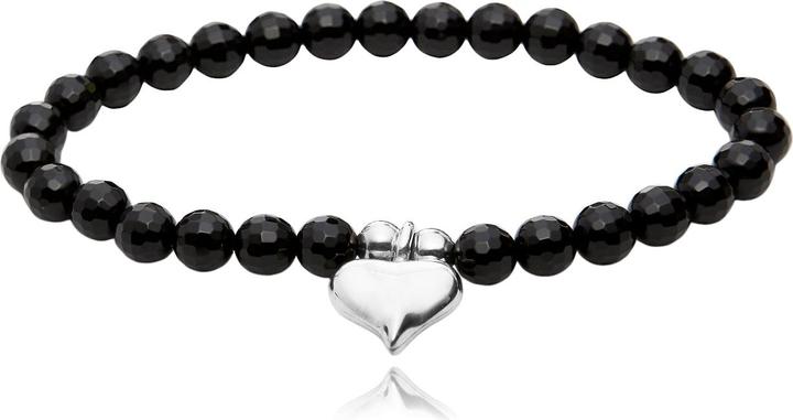 Actual product image Leyda Heart bracelet silver (Silver 925, Coloured stone)