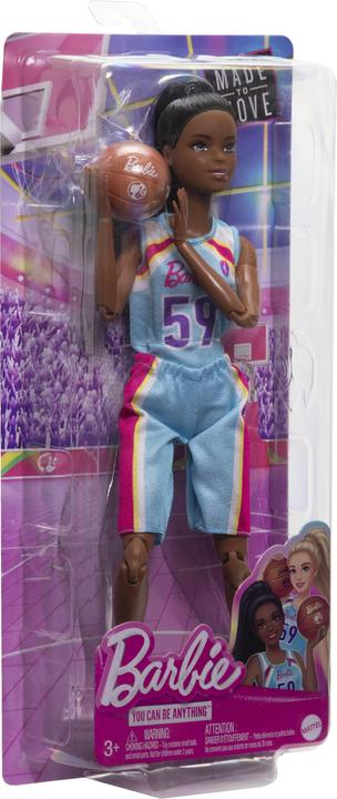 Produktbild Barbie Made to Move Basketballspielerin-Puppe
