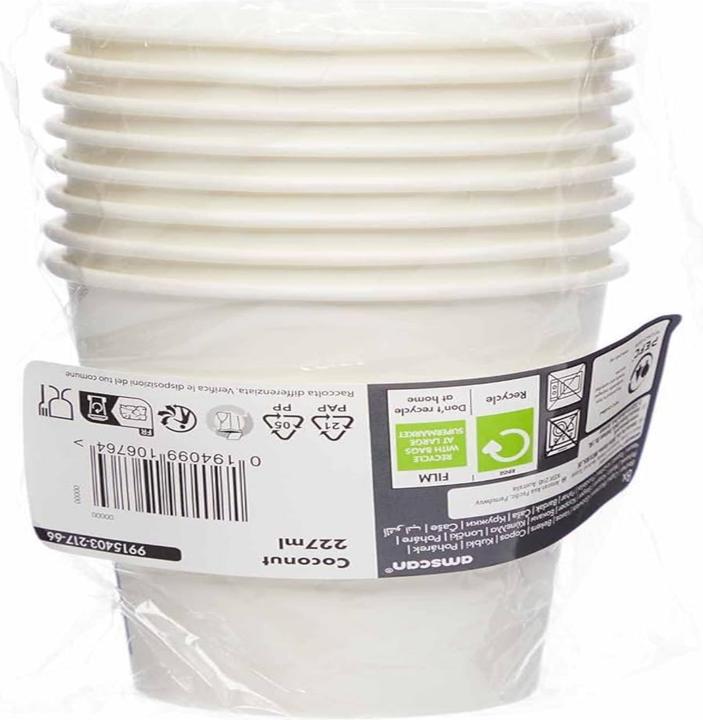Immagine prodotto Amscan White Eco-Friendly Recyclable Paper Party Cups (8 x)