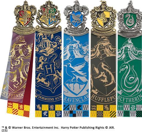 Produktbild Noble Collection Lesezeichen Wappen 5er-Pack