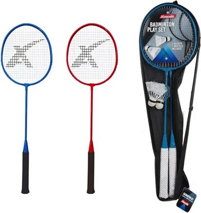 Actual product image Toi-Toys Adrenix badminton set in travel bag, 4-piece.