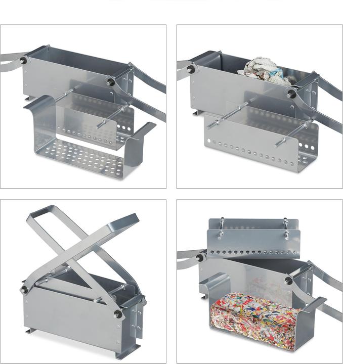 Actual product image Relaxdays Paper briquette press