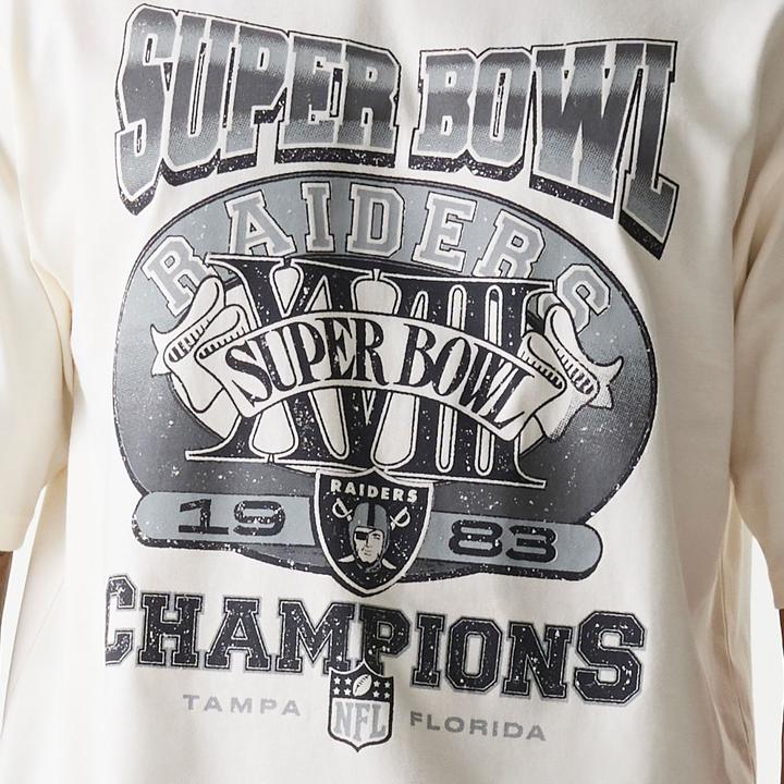 Produktbild New Era NFL Shirt - SUPERBOWL Las Vegas Raiders offwhite - M (M)