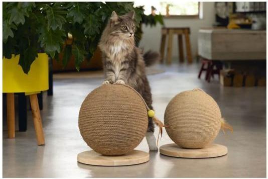 Actual product image Designed by Lotte Scratch ball Balty (31.50 cm, Nature)