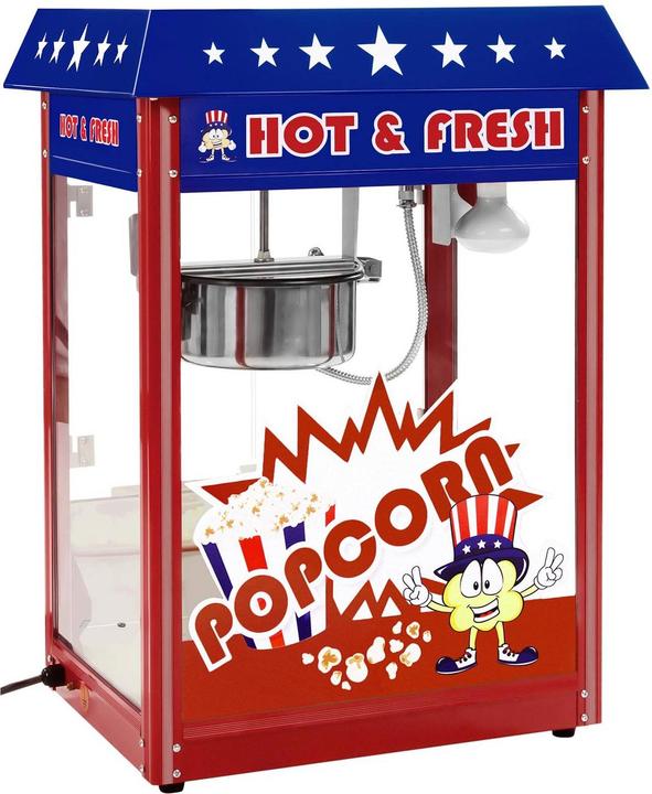 Produktbild Royal Catering Popcornmaschine Popcorn Maker Popcornautomat Popcorn Automat 1600 W USA-Design