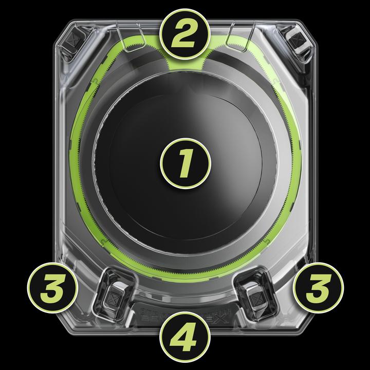 Actual product image Hasbro Beyblade X Xtreme Battle Set (German)