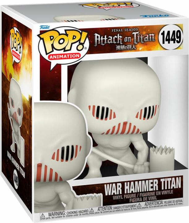 Actual product image Funko Attack on Titan Figurine Oversized POP! Vinyl War Hammer Titan 15 cm