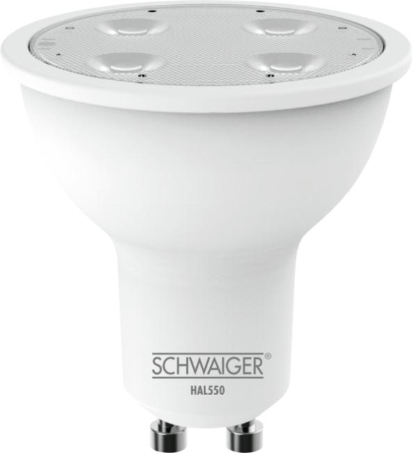 Produktbild Schwaiger A+, RGBW, 350 lm, 6 kWh, 1800 - 6500 K, ZigBee v3.0, GU10 (GU10, 6 W, 350 lm, 1 x, G)
