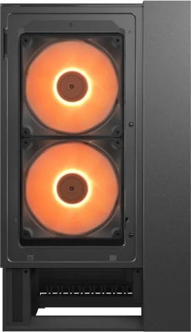 Image du produit Cougar Gehäuse Midi-Tower OmnyX, ARGB, Schwarz (mATX, Mini-ITX, ATX)