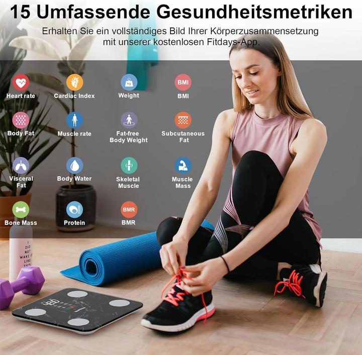 Immagine prodotto Healthkeep Scala del grasso corporeo (180 kg)